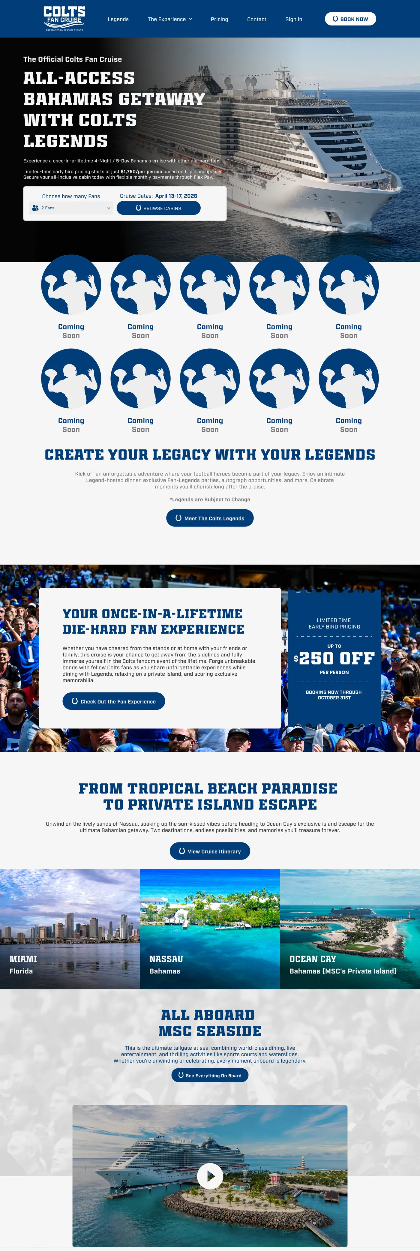 Colts Fan Cruise